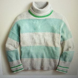 COPY - NWT - J. Crew Striped Turtleneck Sweater in Supersoft Yarn